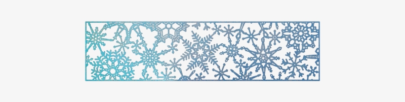 Cheery Lynn Dies - Cheery Lynn Dies Snowflake Mesh Border, transparent png download