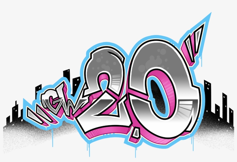 20 En Graffiti, transparent png download