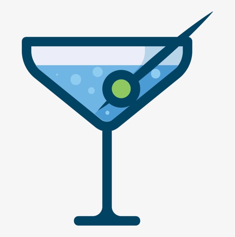 Cocktail Vodka Alcoholic Drink Martini Gin - Gin Clipart, transparent png download