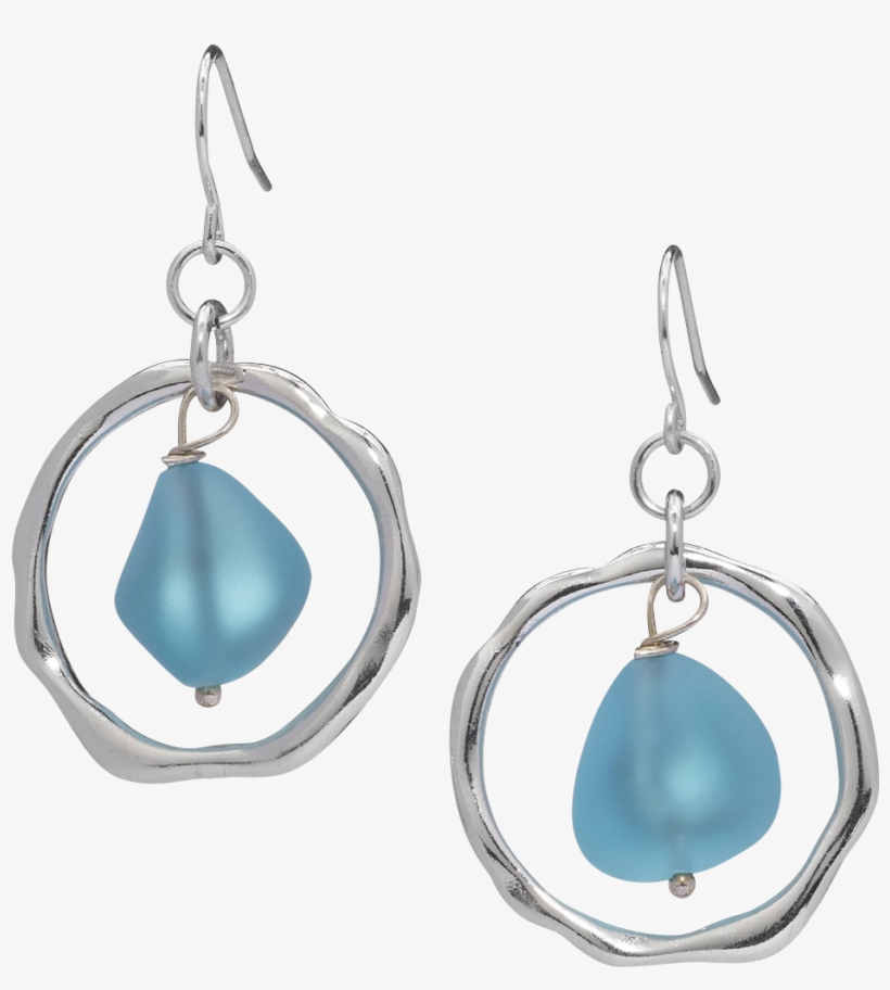 Clothing - Silver Plated Hoop Earrings, transparent png download