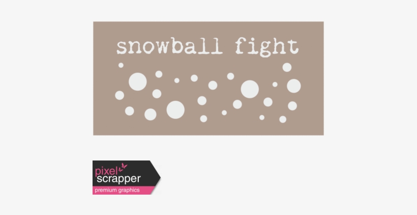 Snowball Fight Word Art - Word Spot, transparent png download