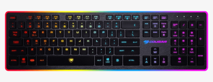Vantar - Cougar Vantar Scissor Gaming Keyboard, transparent png download
