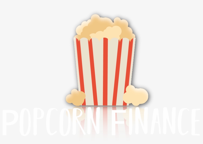 Cropped Popcorn Finance Logo White No Background - Portable Network Graphics, transparent png download
