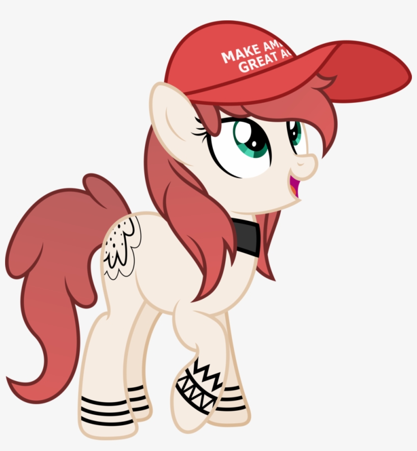 Katetakanashi, Cap, Cute, Donald Trump, Gop, Hat, Make - Trump My Little Pony, transparent png download