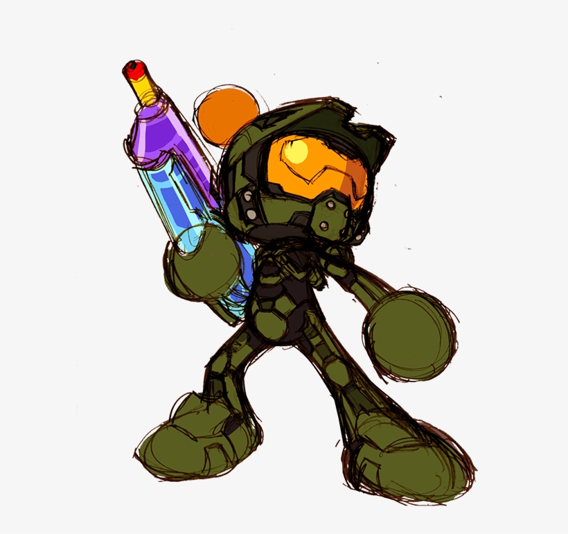 Great Chance To Review How Master Chief Landed As An - Super Bomberman R, transparent png download