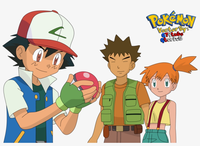 Ash Ketchum Pokeball - Misty And Ash Ketchum, transparent png download