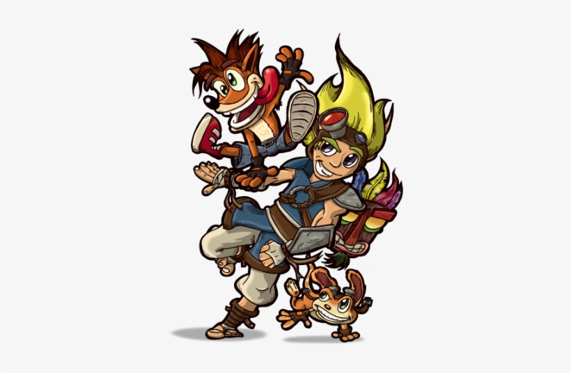 La Justificación De Cada Una De Las Acciones Que Realizamos - Crash Bandicoot Jak And Daxter, transparent png download