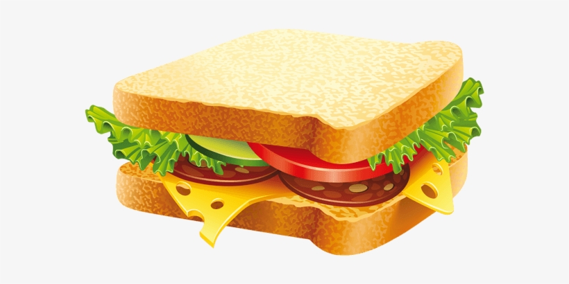 Food - Sandwich Food Clipart, transparent png download