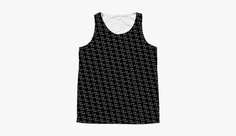 Conor Mcgregor F*ck You Sublimated Tank Top Black - Apron, transparent png download