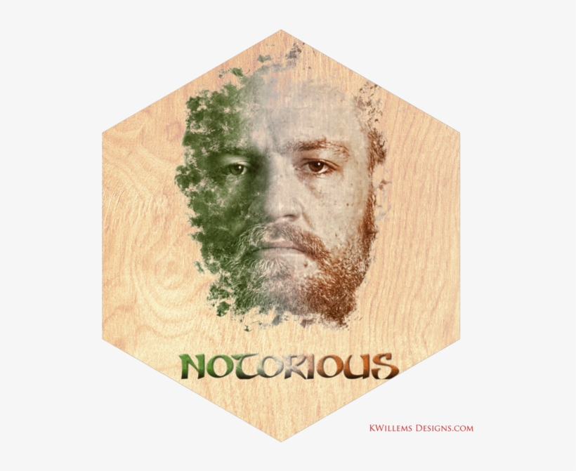 This Conor Mcgregor Premium Wood Art Print Is The Most - Printing, transparent png download
