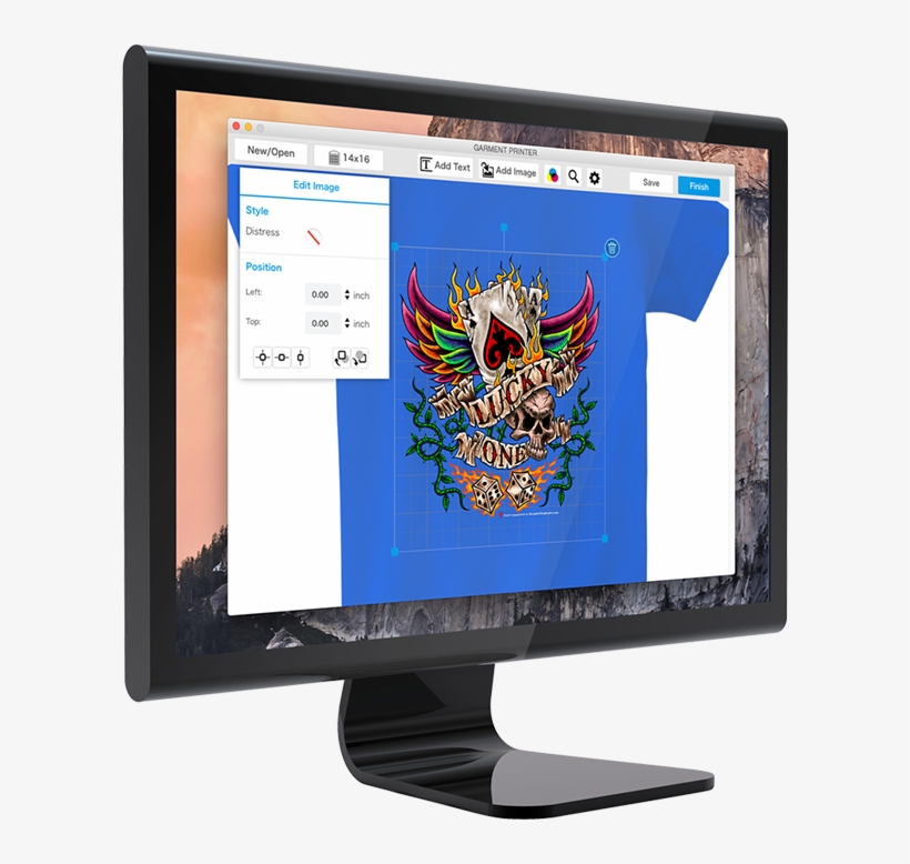 Digital Art - Flat Screen Monitor, transparent png download