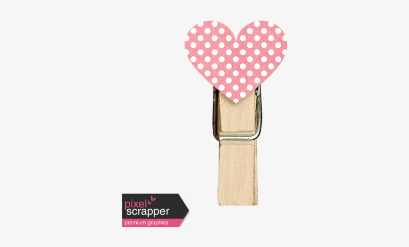 Be Mine Mini Pink Heart Clothespin - Oxygen Free Jumping Logo, transparent png download