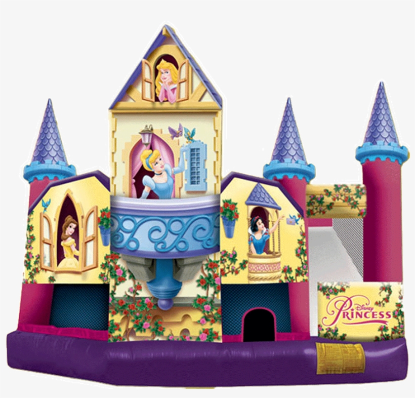 Includes Same Day Morning Delivery And Next Day Pick - 5 In 1 Disney Princess Bounce House, transparent png download