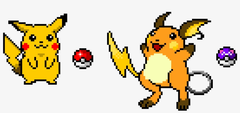 Pikachu And Raichu - Pikachu, transparent png download
