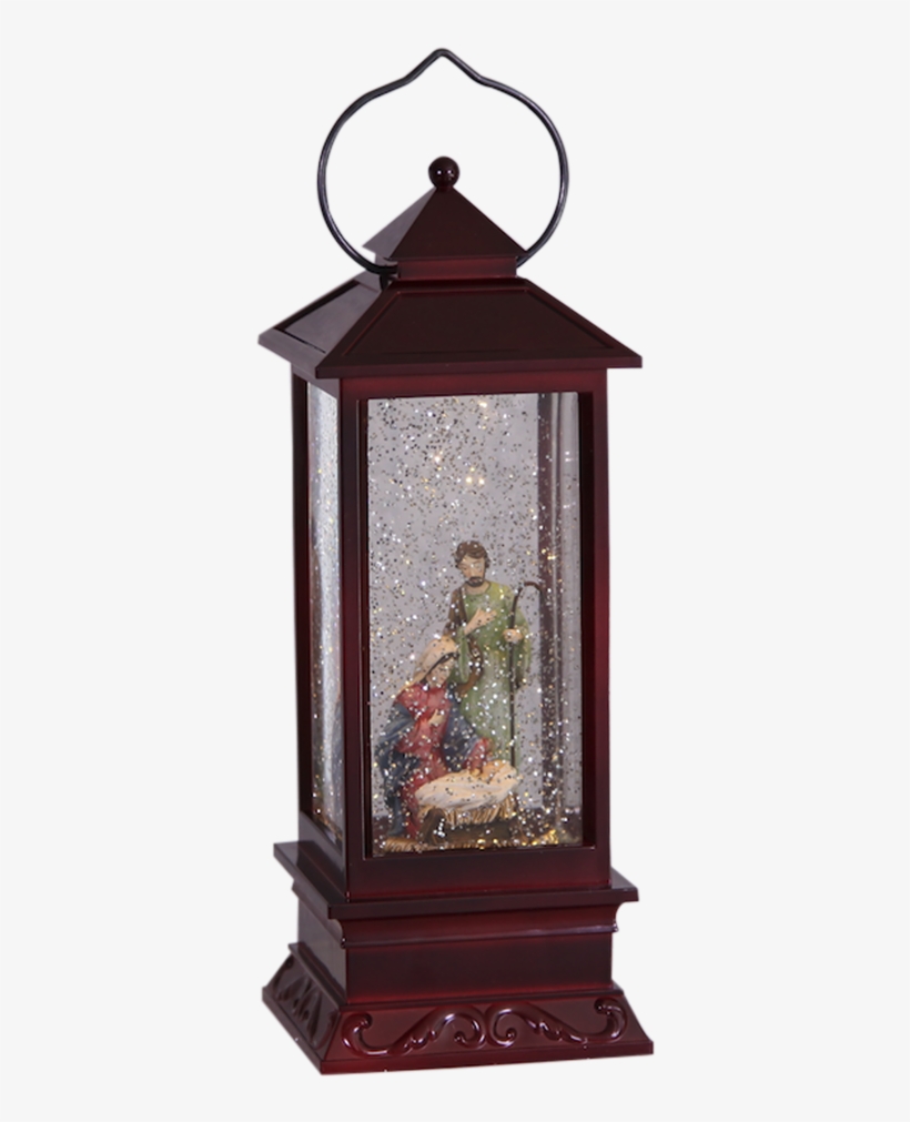 Holy Family Lantern Nativity - Santa Claus, transparent png download