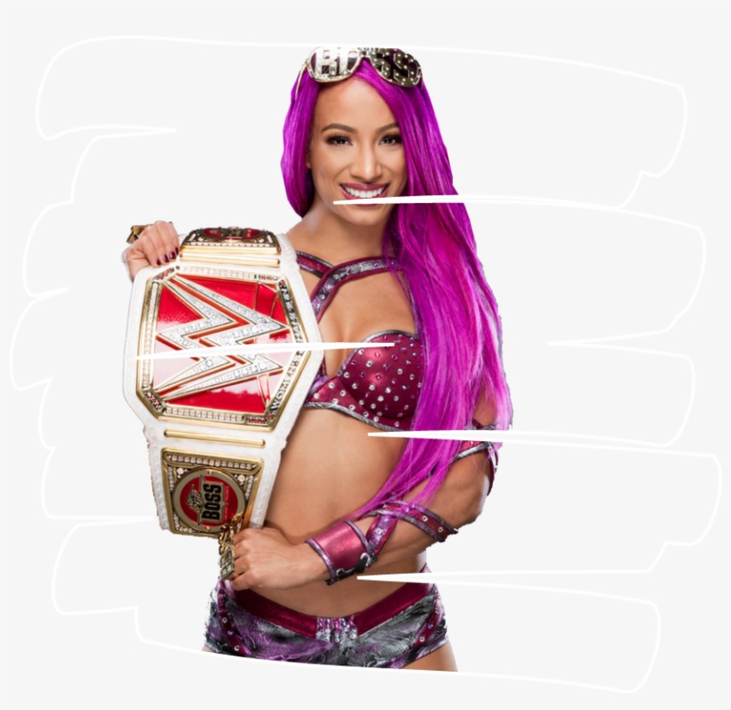 Sticker By Samantha Jimenez - Sasha Banks, transparent png download