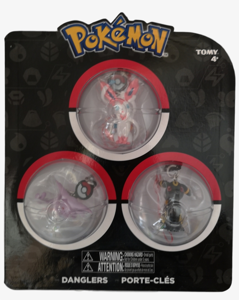 Pokemon 3 Pack Eeveelution Danglers, transparent png download