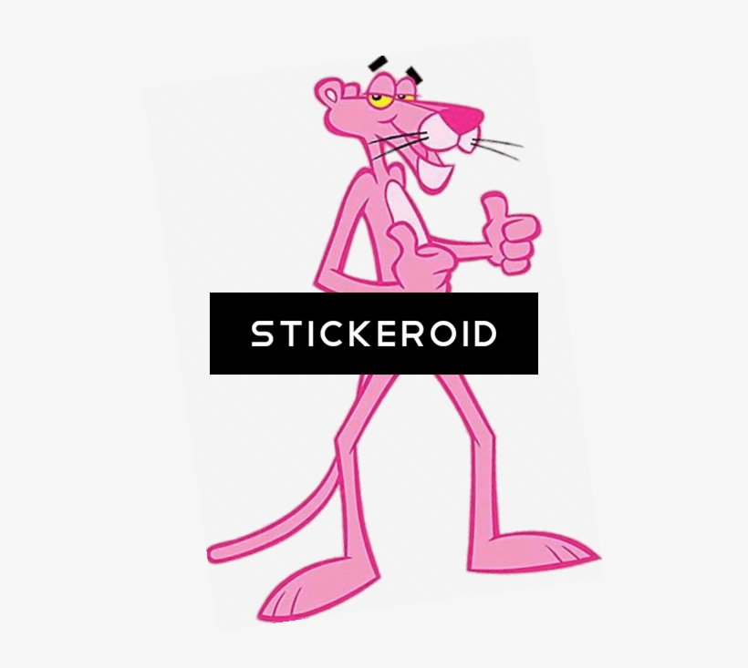 Pink Panther Thumbs Up - Cartoon, transparent png download