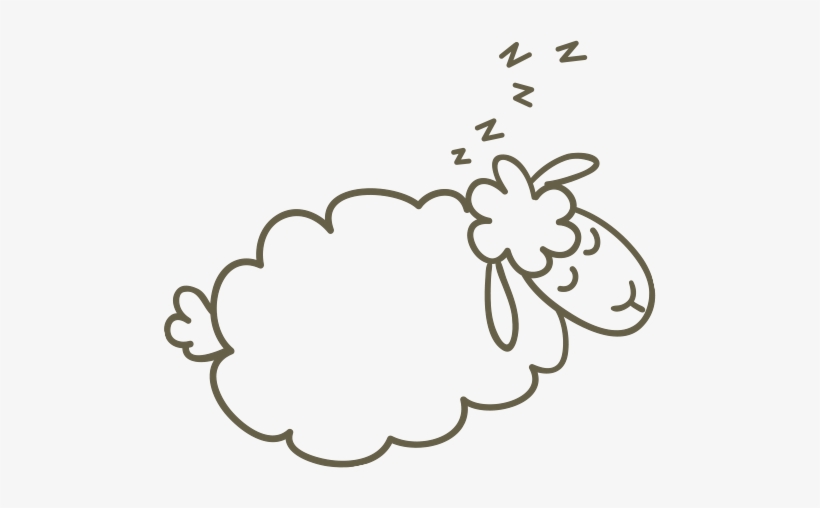 Wool Pillows Improve Your Sleep - Sheep Sleep Png, transparent png download