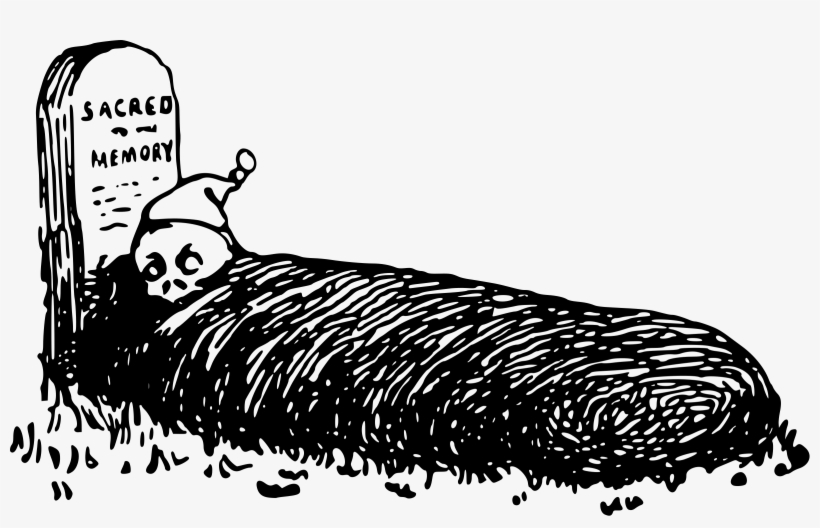 This Free Icons Png Design Of The Big Sleep - Kartun Kuburan, transparent png download