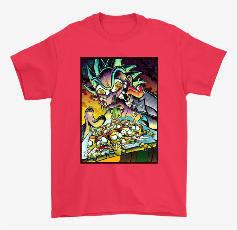Crazy Cocaine Rick And Morty Crazy Rick Sanchez Shirts-potatotee - Shirt, transparent png download