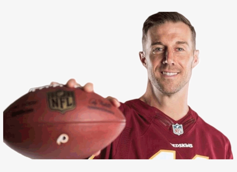 Alex Smith Redskins Holding Football Transparency Red - Alex Smith In Shape, transparent png download