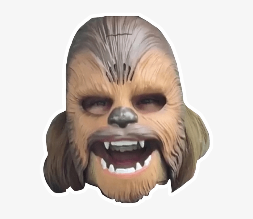 Candace Payne Chewbacca Mom Sticker - Mujer Con Mascara De Chewbacca, transparent png download