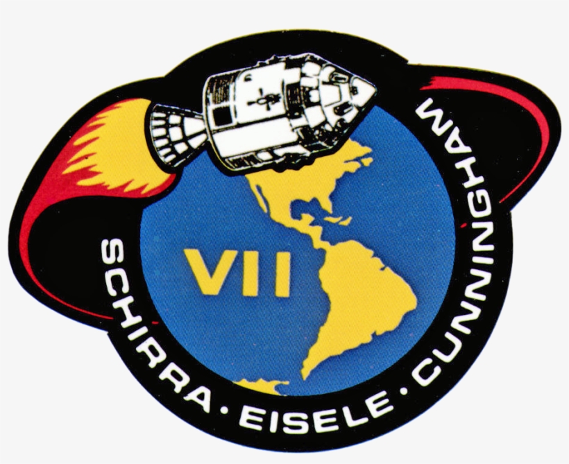 Apollo7 - Apollo 7 Mission Patch, transparent png download