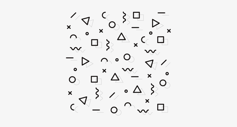 Confetti Overlay Pattern - اشکال هندسی در گرافیک, transparent png download