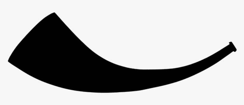 Horn Silhouette - Cone Shaped Horn, transparent png download