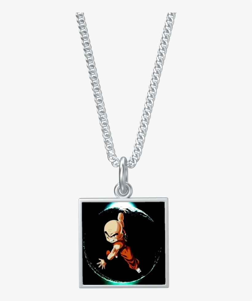 Krillin Indigo Tile With Kenton Station Chain - Necklace, transparent png download