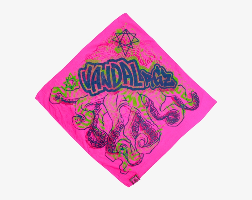 Pink Cotton Candy Tntcls Art Print Bandana - Motif, transparent png download