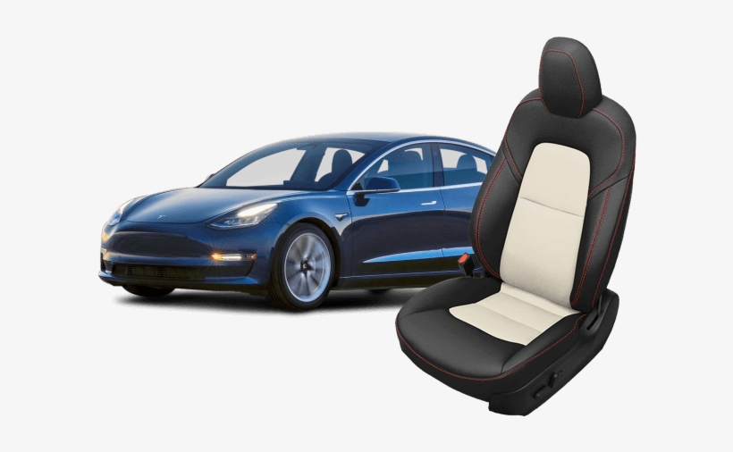 Tesla Model 3 Leather Seats - 2018 Tesla Model 3 Png, transparent png download