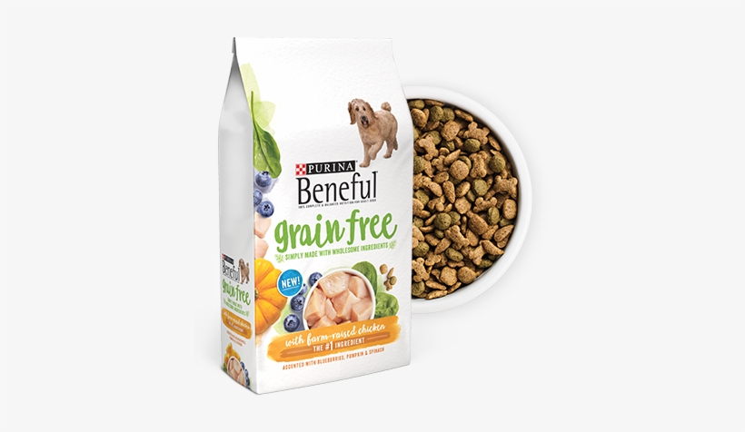 Grain Free - Purina Beneful Grain Free With Real Chicken, transparent png download