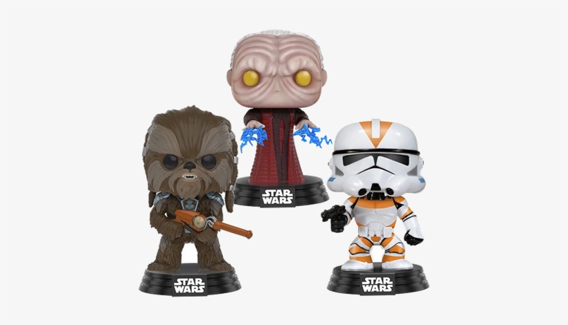 Tarfful, Unhooded Emperor, & Utapau Clone Trooper - Funko Mcm London Comic Con, transparent png download