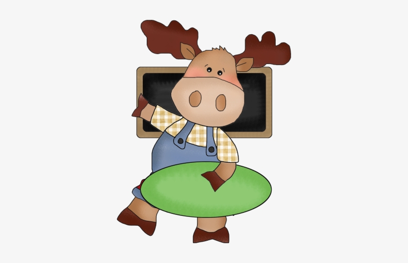 Moose - Moose Clipart School, transparent png download