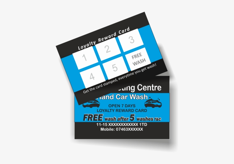 Unlaminated Business Cards - Car Wash, transparent png download