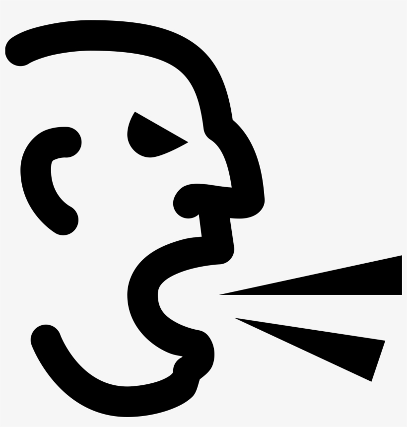 It's A Logo Of Swearing Male Reduced To An Image Of - Homem Xingando Png, transparent png download