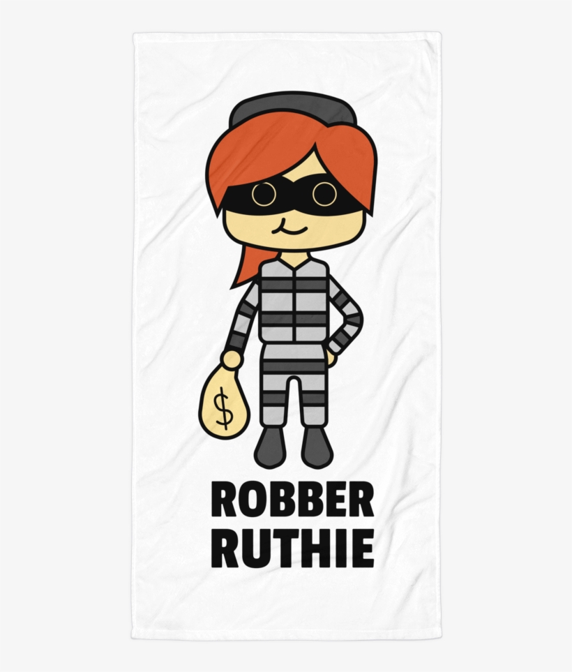 Jackjackplays Robber Ruthie Towel - Youth T-shirt, transparent png download