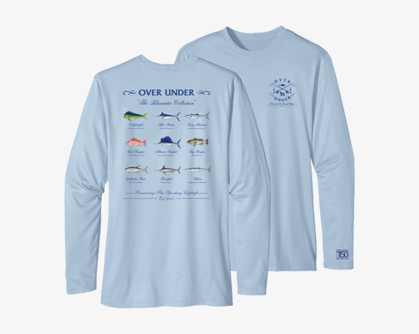 L/s Tidal Tech Bluewater Collection - Dorado Tidal Tech Tee, transparent png download