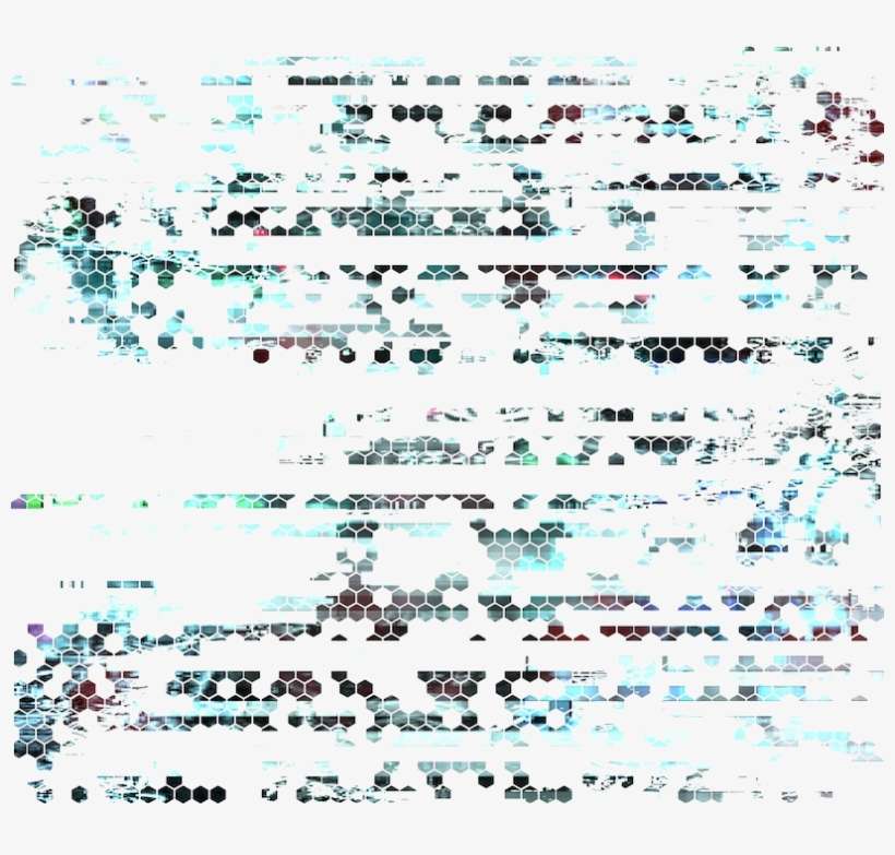 Hexgrid - Transparent Glitch Png, transparent png download