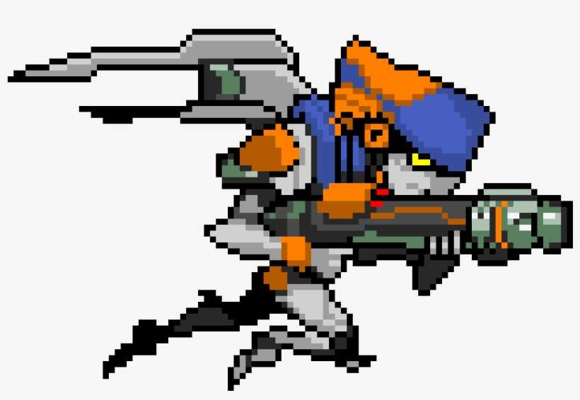 Pharah Pixel - Mechaqueen - Gun Barrel, transparent png download