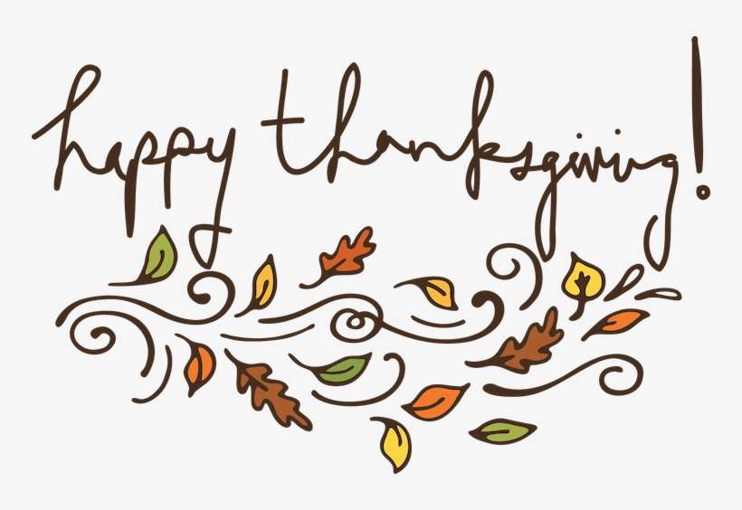 Today Is All About Giving Thanks - Happy Thanksgiving Typography Png, transparent png download