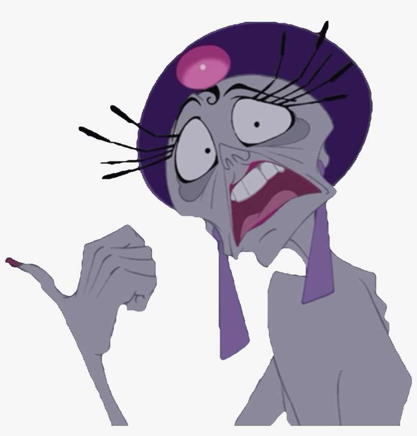 Wtf Is Wrong With Your Gif - Erma Emperor's New Groove, transparent png download