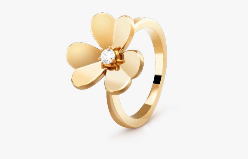 Frivole Ring, 1 Flower, Small Model - Van Cleef & Arpels Frivole Ring, transparent png download