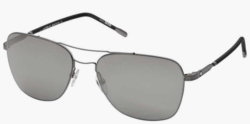 246181 Ecom Retina 01 - Mont Blanc Mb696s Shiny Anthracite, transparent png download