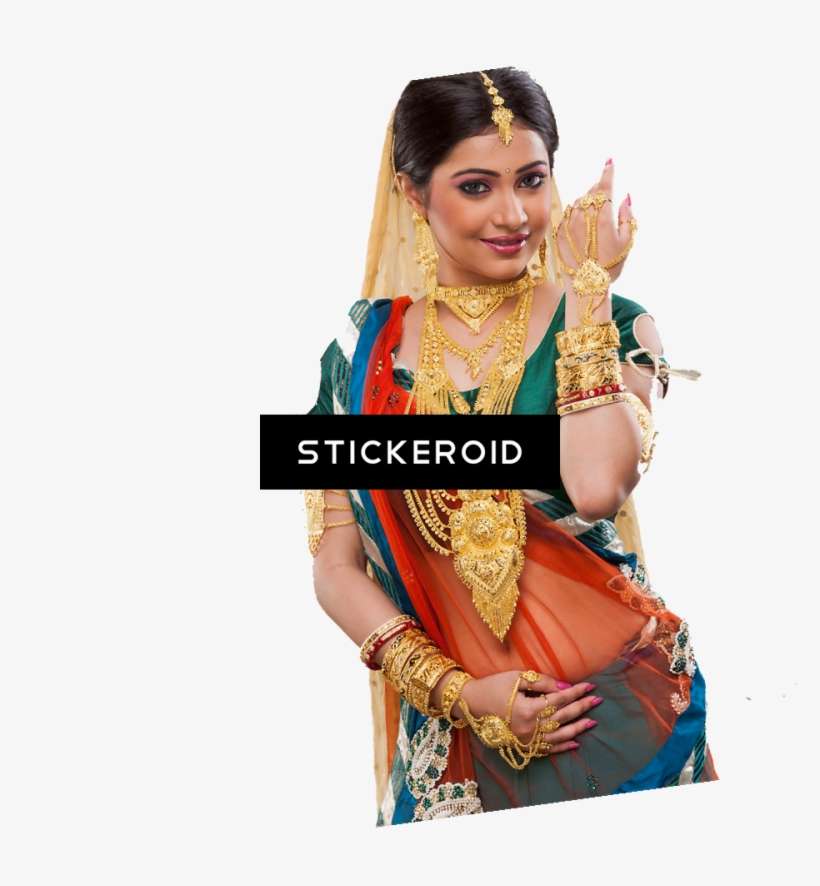 Jewellery Model - Gold Jewellery Model Png, transparent png download