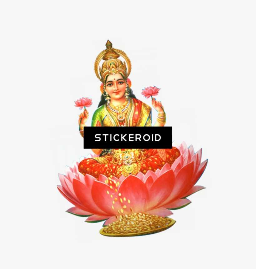 Lakshmi - Diwali Pendant And Silver Plated Necklace, transparent png download