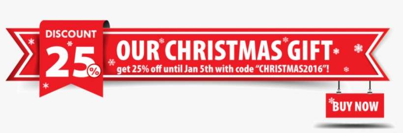Christmas Offer Png Our Christmas Gift For You 25 Discount - Christmas Discount Png, transparent png download