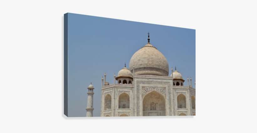 Taj Mahal Canvas Print - Taj Mahal, transparent png download